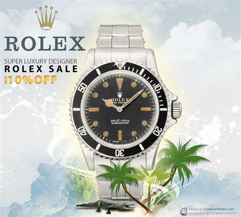 advertisement of rolex watches.